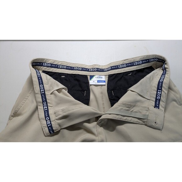 IZOD Mens Golf Shorts Khaki size 32 Straight - Picture 2 of 6